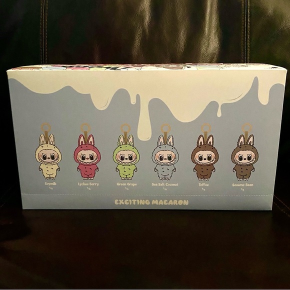 PopMart LABUBU 'Exciting Macaron' Collectible Plush Blind Box - Picture 3 of 6